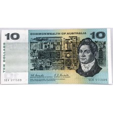 AUSTRALIA 1967 . TEN 10 DOLLARS BANKNOTE . COOMBS/RANDALL